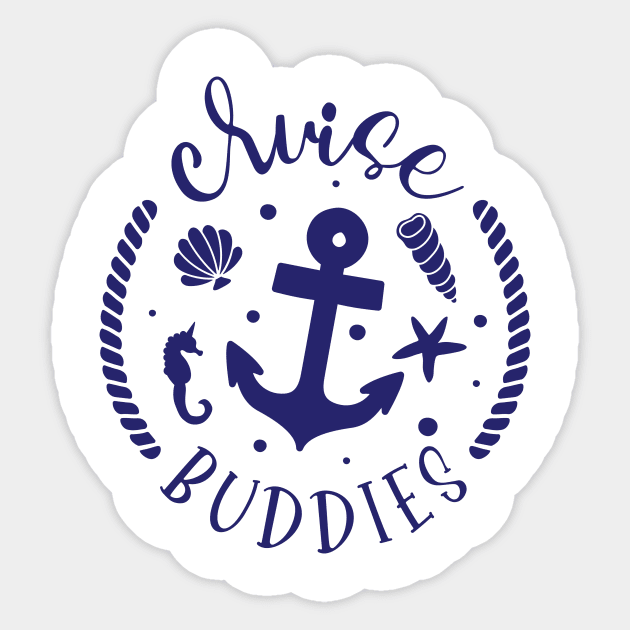 Cruise Buddies Sticker by bloomnc